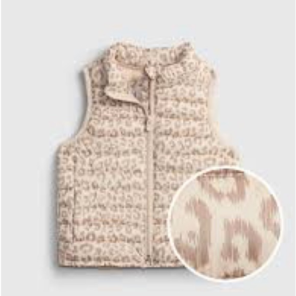 Gap Toddler 100% Recycled Polyester ColdControl Print Puffer Vest